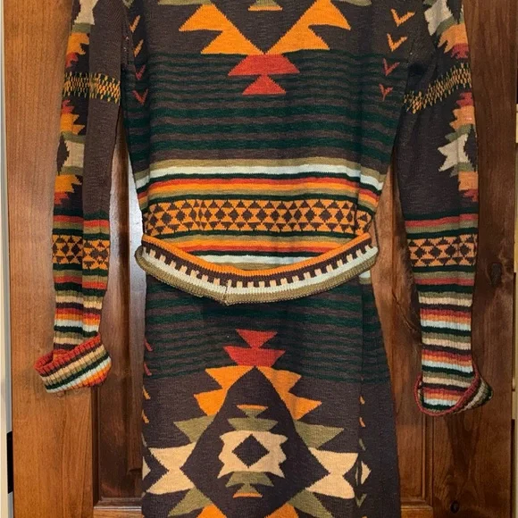 Faherty Paloma Duster Cardigan Yellowtail Knit Long Sweater Small - Picture 7 of 8